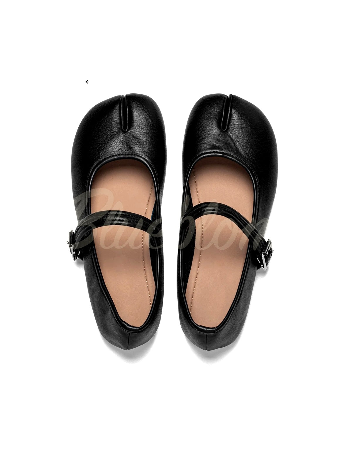 Black Round Toe Mary-Janes