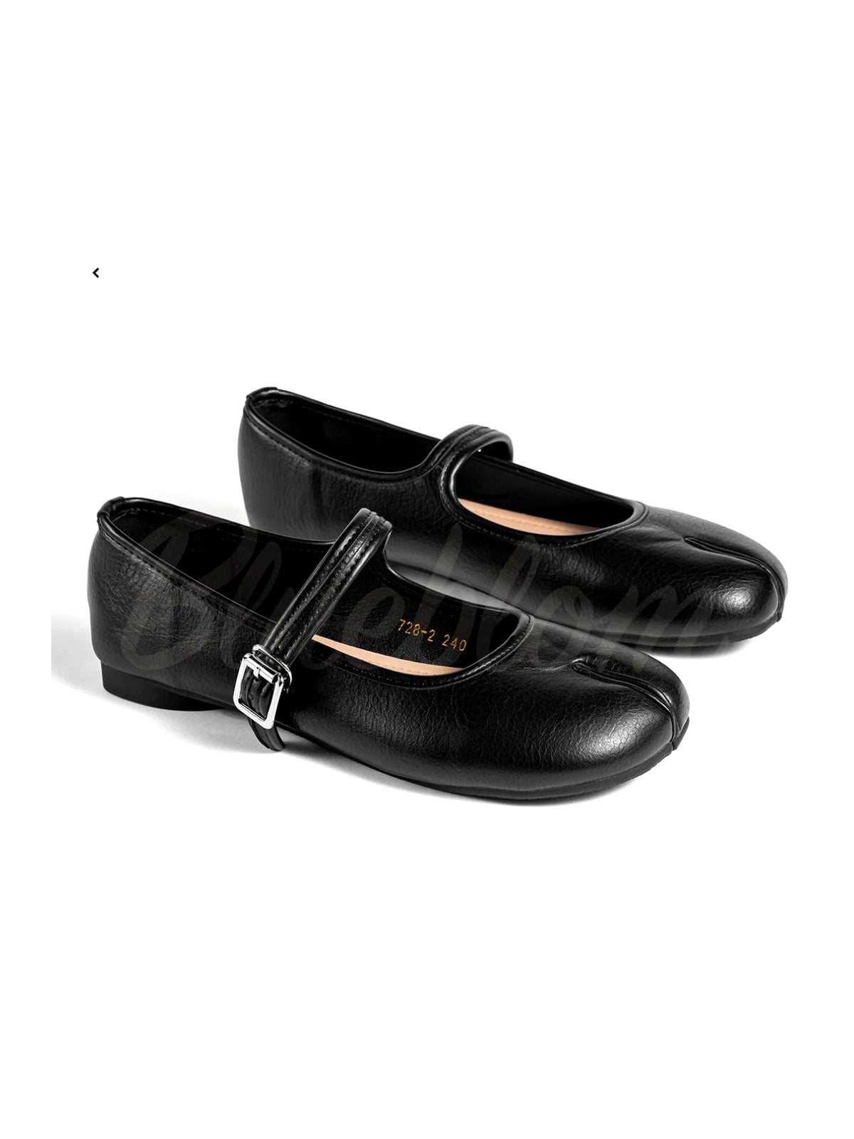 Black Round Toe Mary-Janes