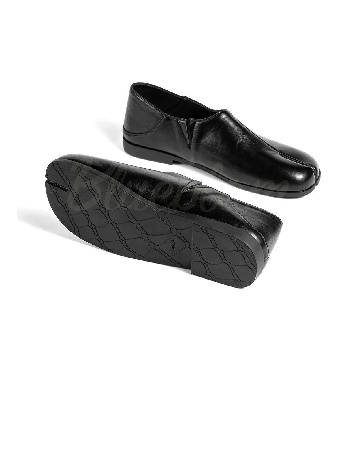 Black Simple Tabi Shoes