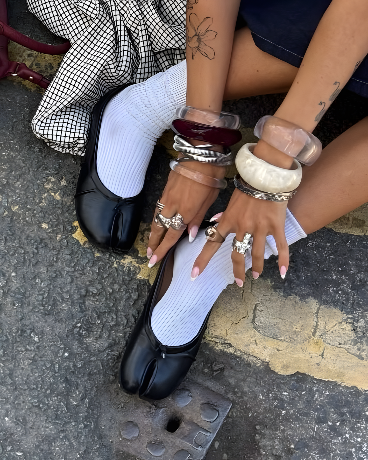 Black Ballet Tabi Shoes