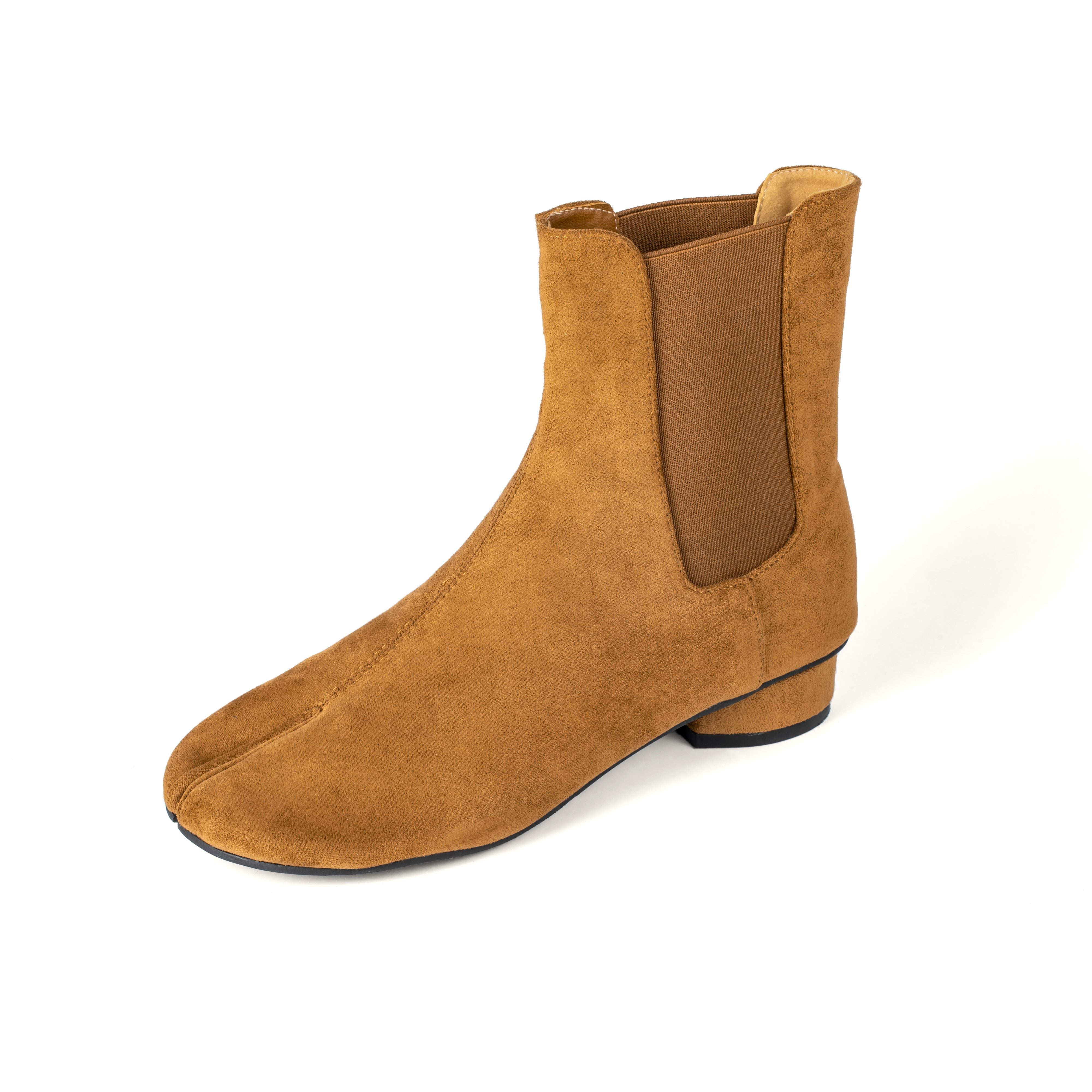 Brown Suede Chelsea Ankle TabiBoots