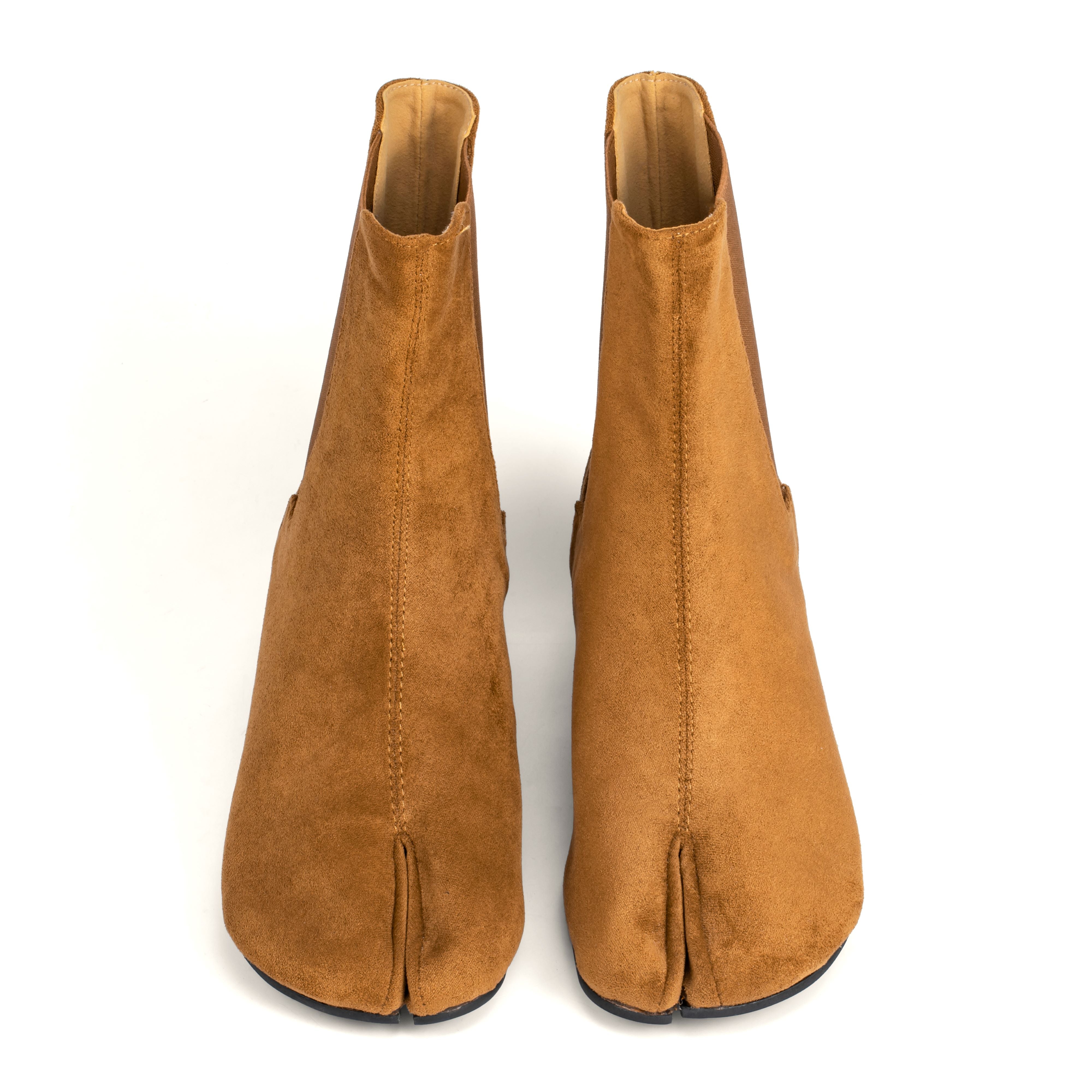 Brown Suede Chelsea Ankle TabiBoots