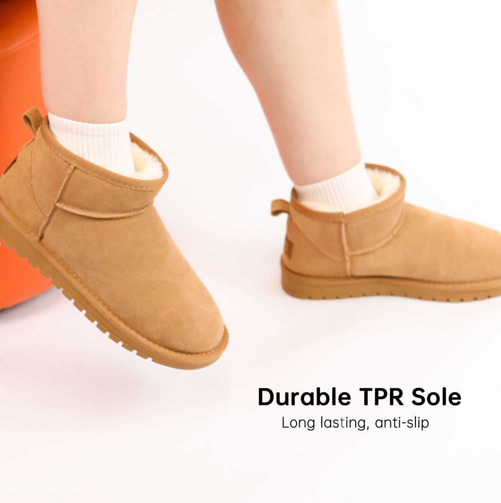 Flat Padded Classic Ankle Snow Boots