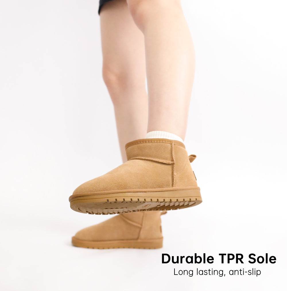 Flat Padded Classic Ankle Snow Boots