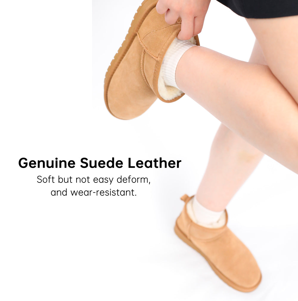 Flat Padded Classic Ankle Snow Boots