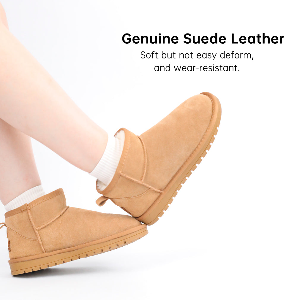 Flat Padded Classic Ankle Snow Boots