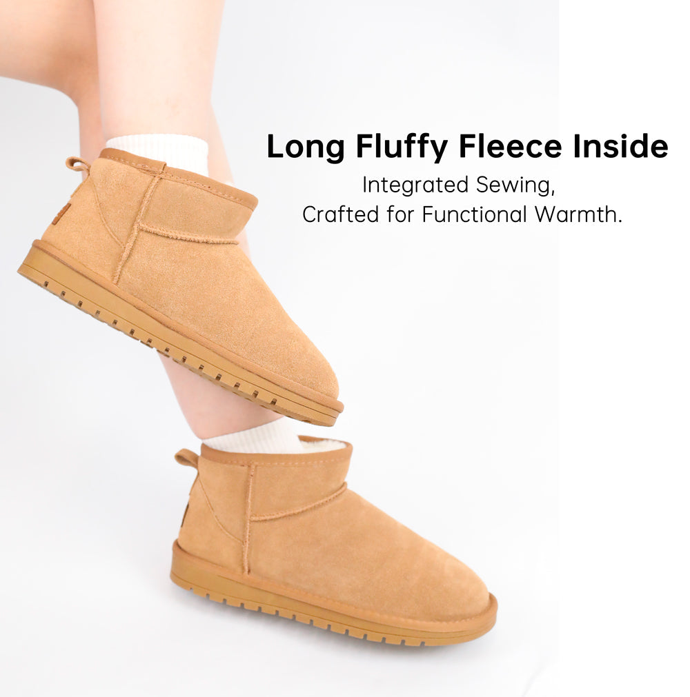 Flat Padded Classic Ankle Snow Boots