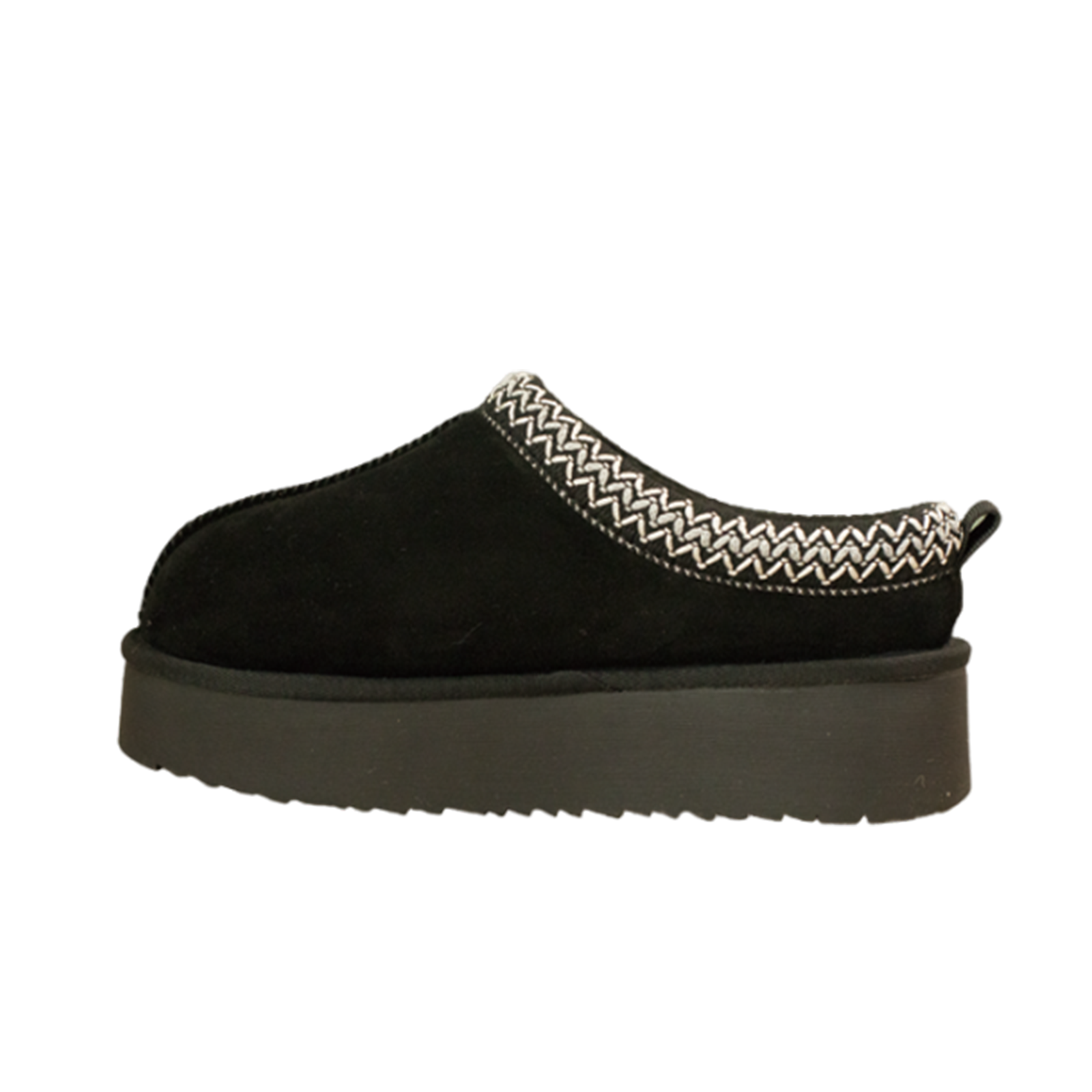 Platform Suede Braided Fluffy Slipper Shoes