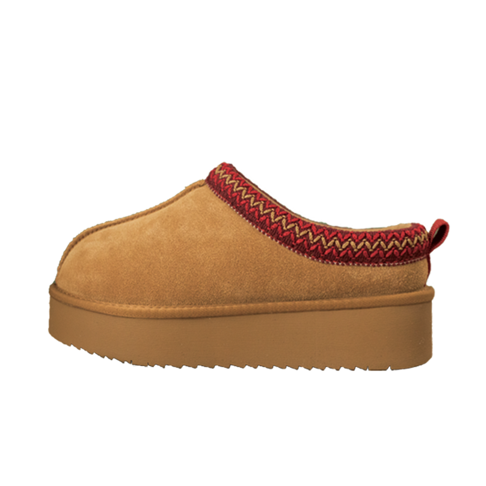 Platform Suede Braided Fluffy Slipper Shoes