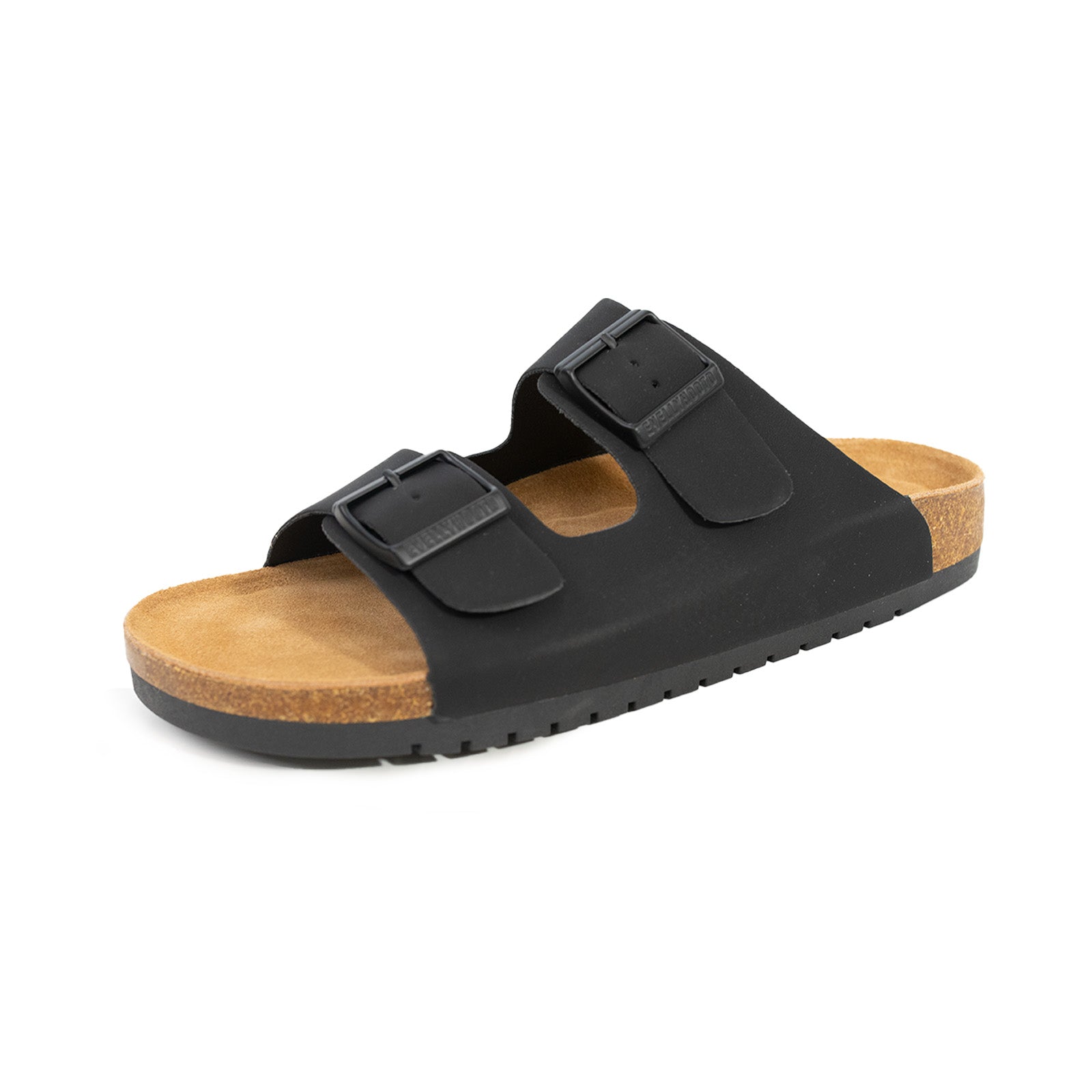 Open Toe Dual Buckle Cork Sandals