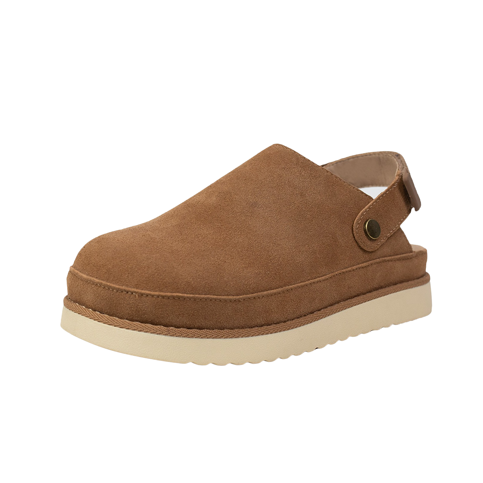 Comfort Suede 2-in-1 Strap Clogs