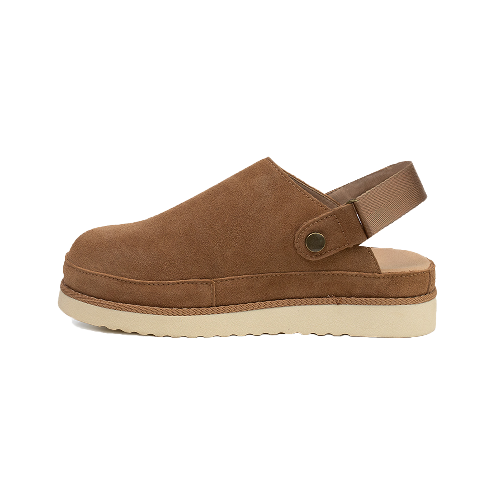 Comfort Suede 2-in-1 Strap Clogs