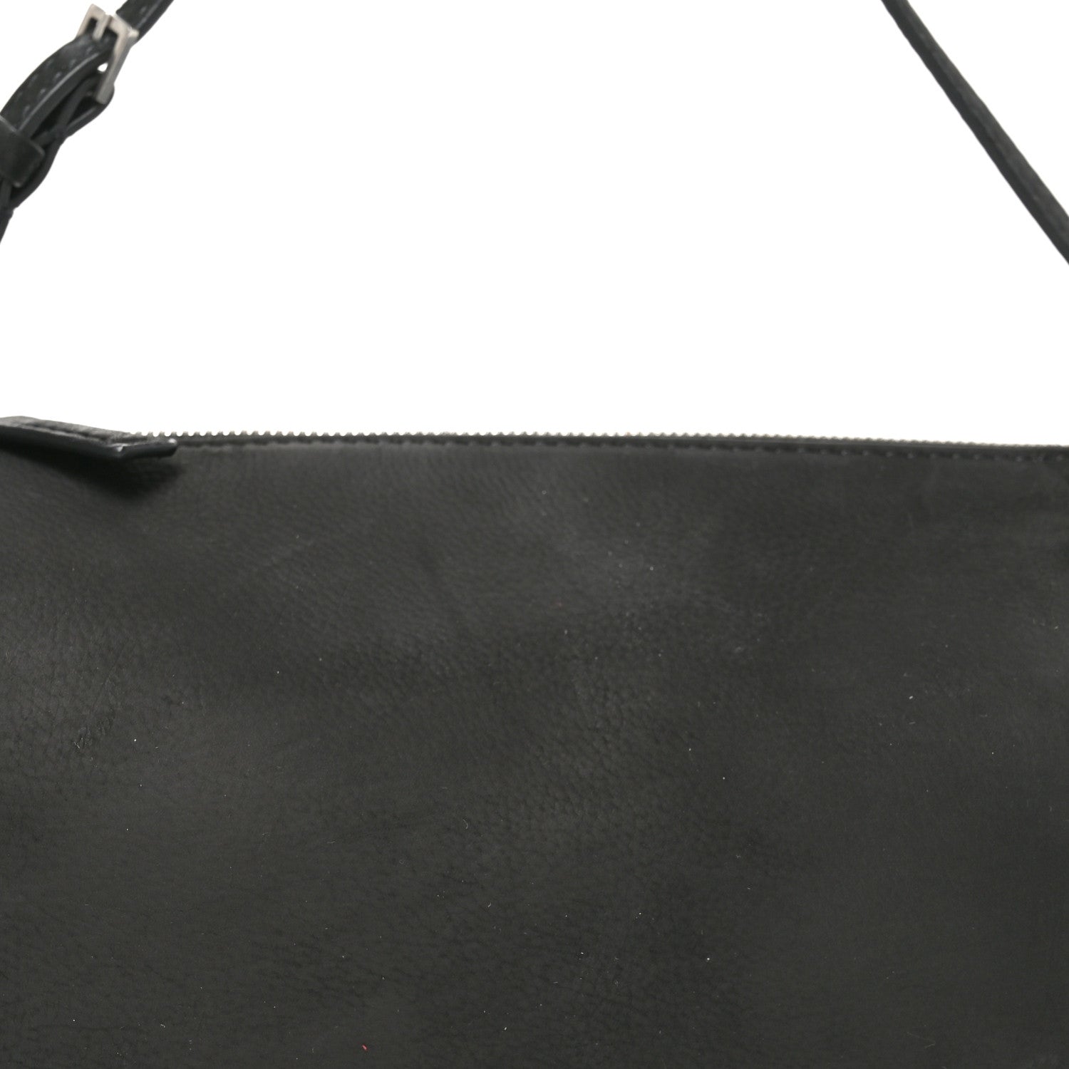 Nubuck 90's Leather Shoulder Bag Bag Black