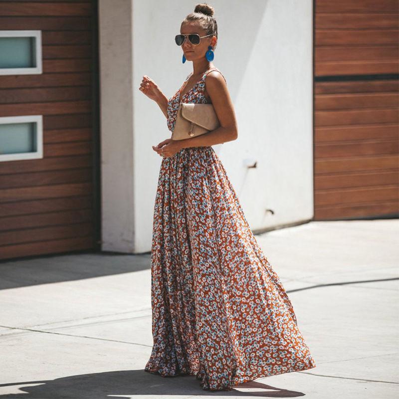 Chic Bohemian Long Boho Dress