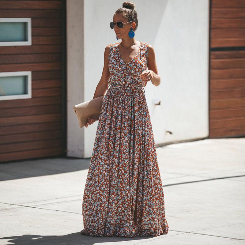 Chic Bohemian Long Boho Dress