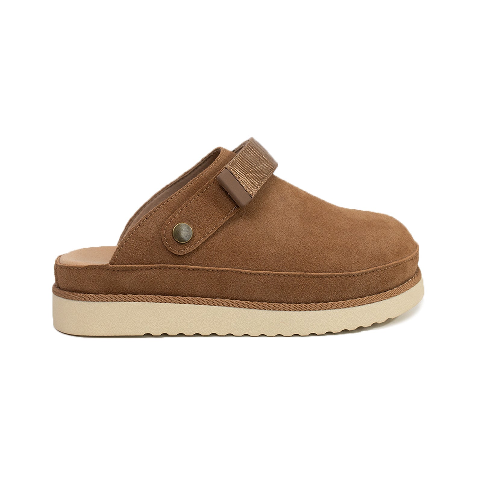 Comfort Suede 2-in-1 Strap Clogs