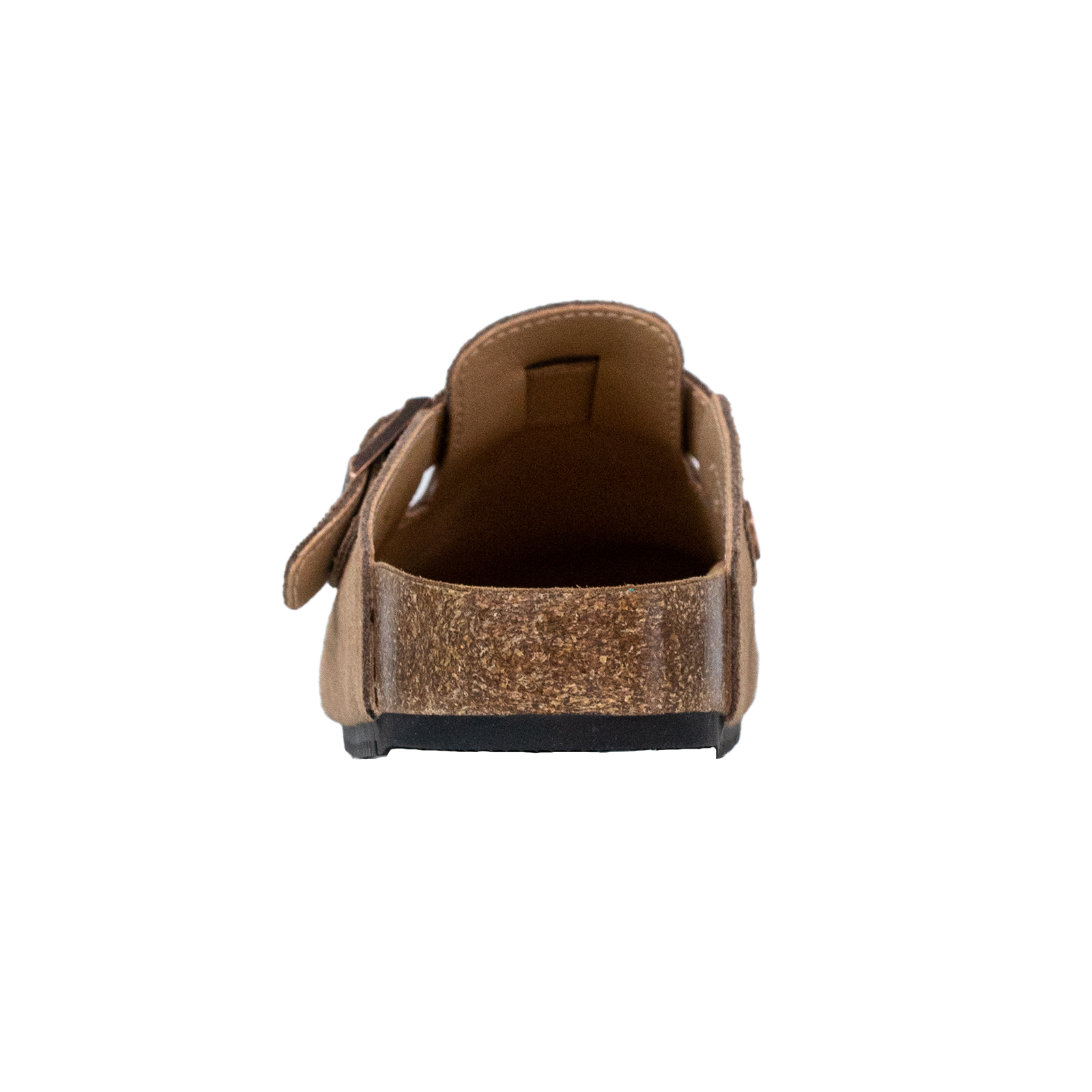 Closed Round Toe Suede Cork Clogs