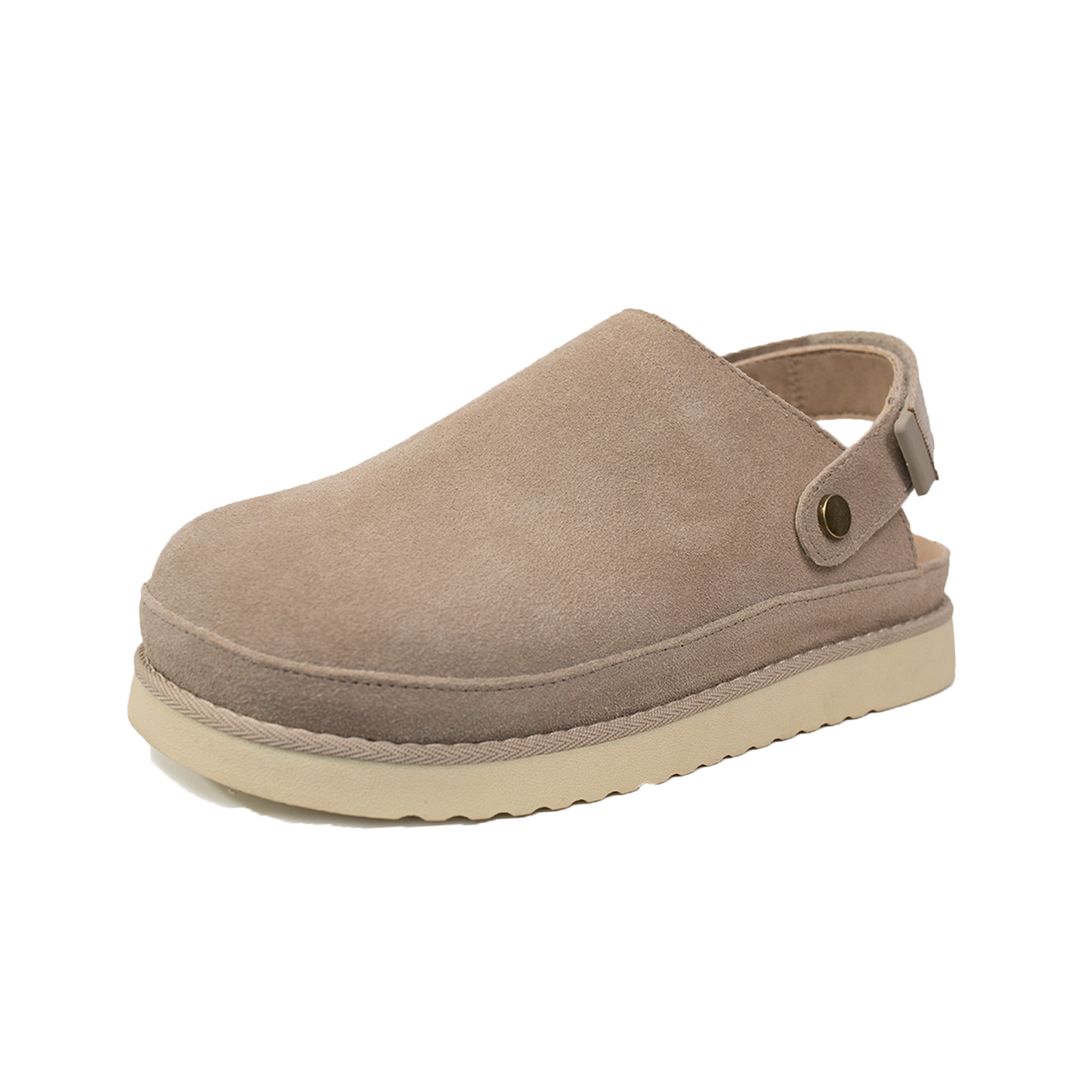 Comfort Suede 2-in-1 Strap Clogs