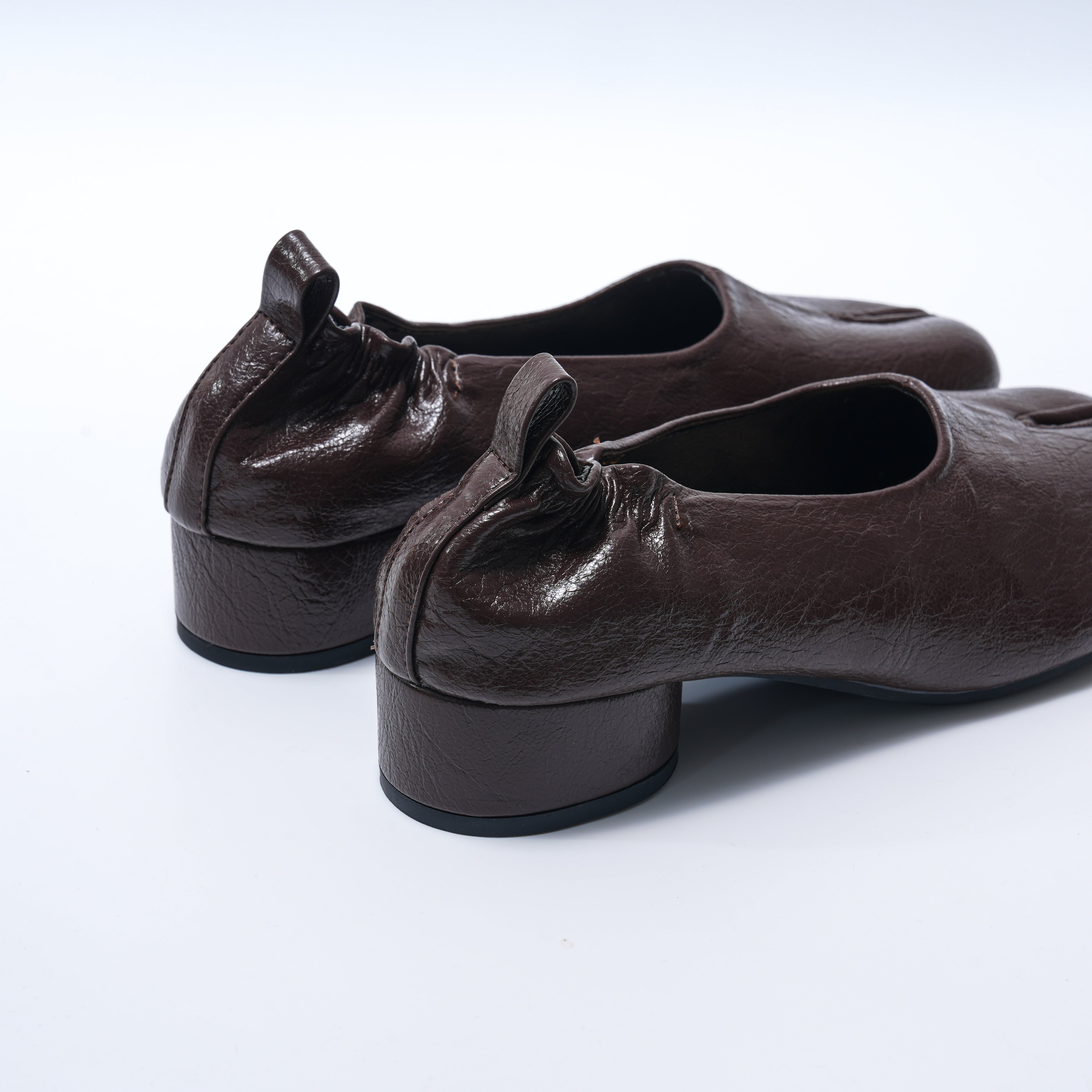 Babouche Tabi leather shoes