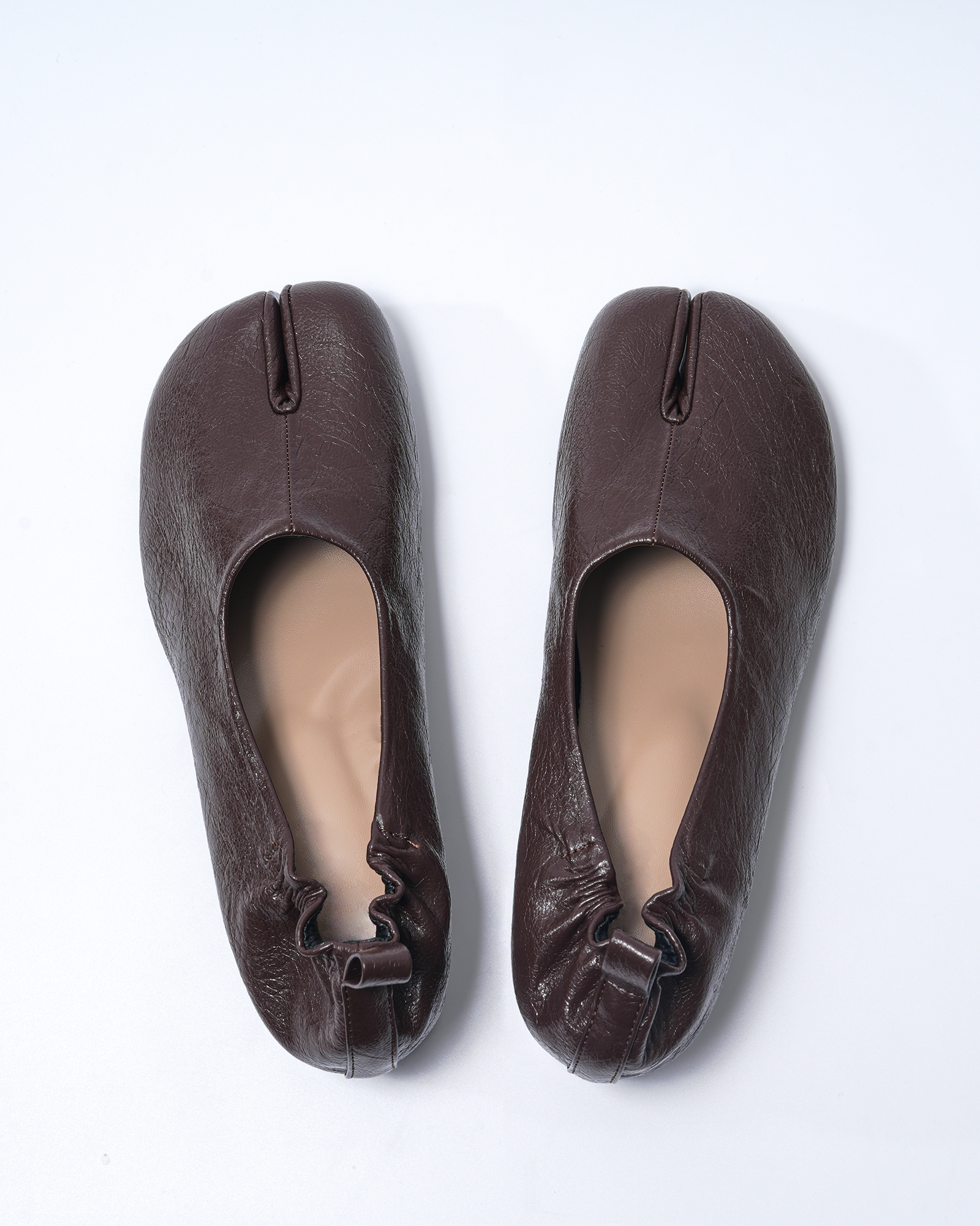Babouche Tabi leather shoes