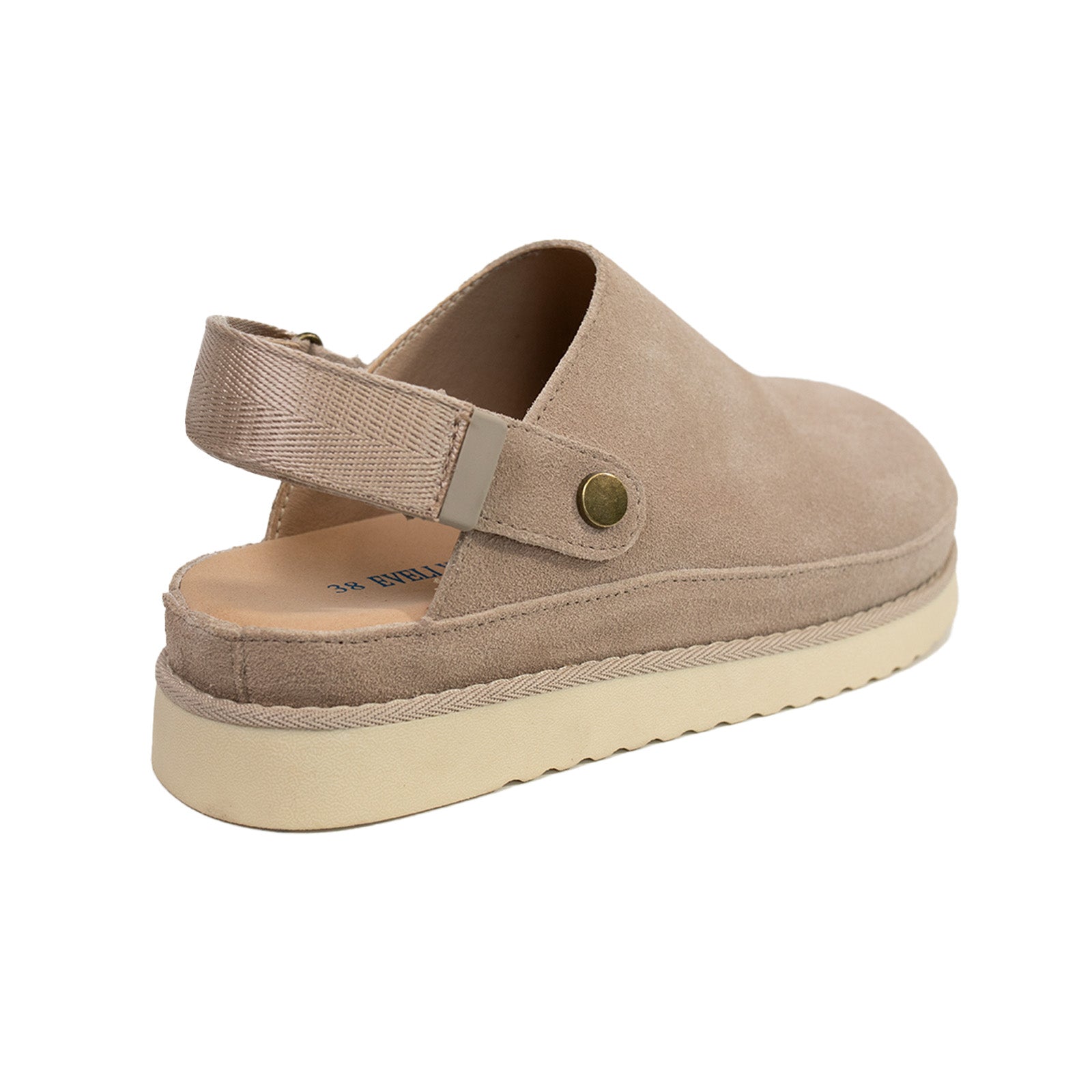 Comfort Suede 2-in-1 Strap Clogs