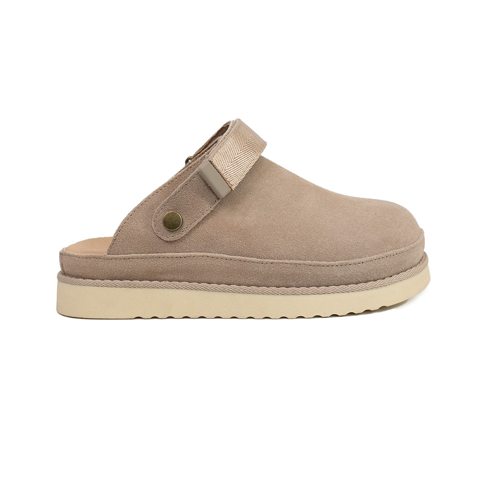 Comfort Suede 2-in-1 Strap Clogs