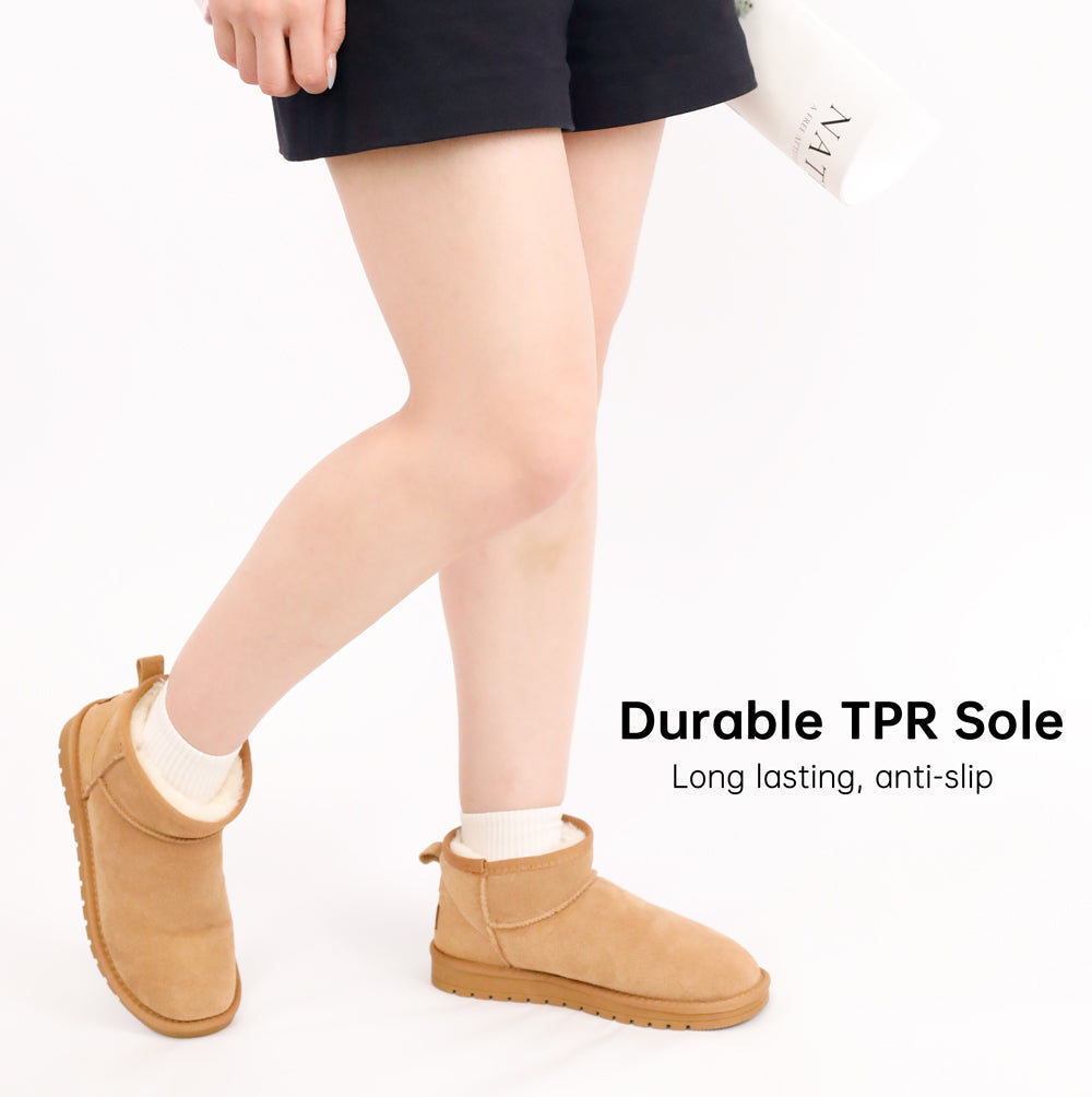 Flat Padded Classic Ankle Snow Boots