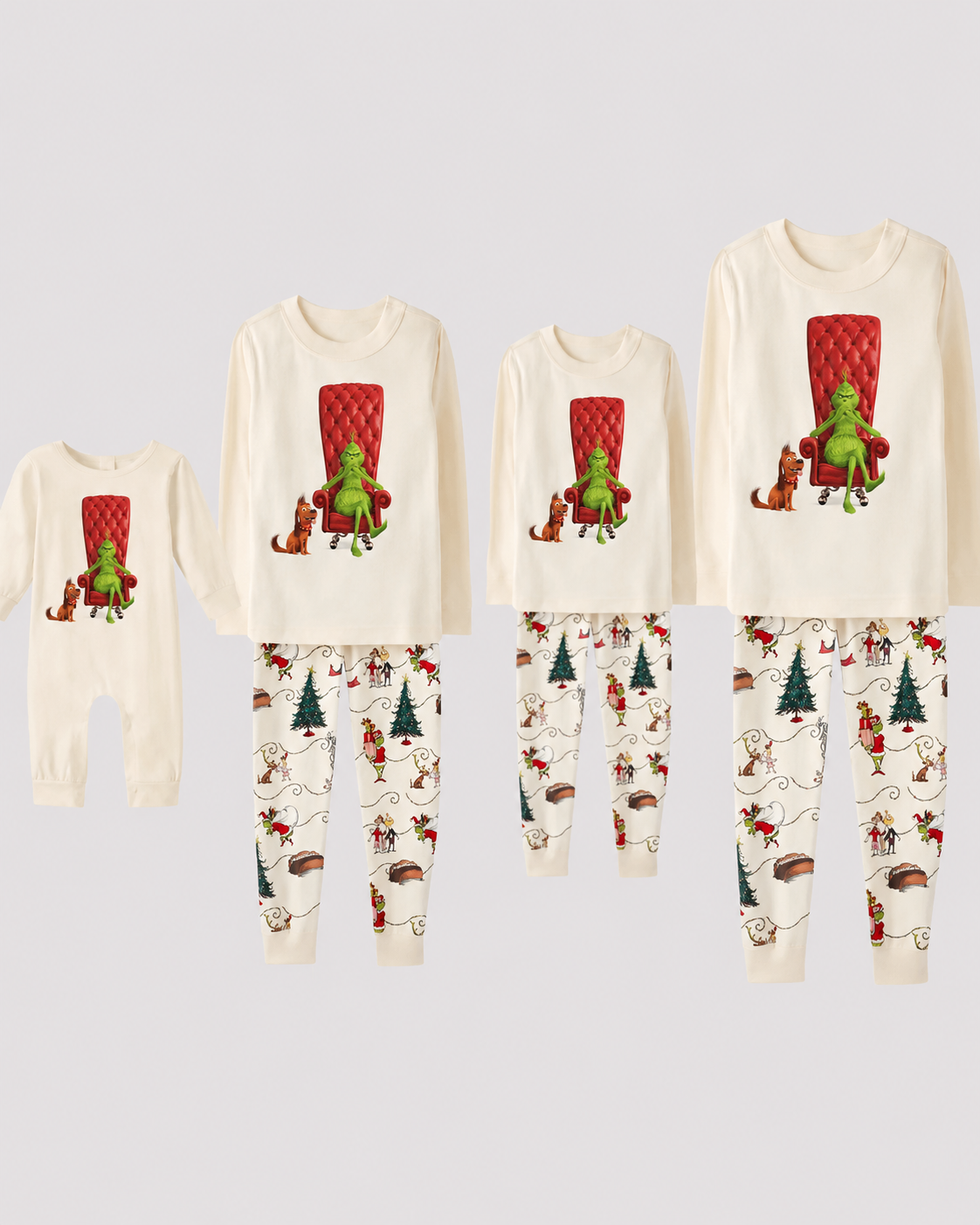 Grinchmas Cheer-Grinch Family Christmas Pajamas