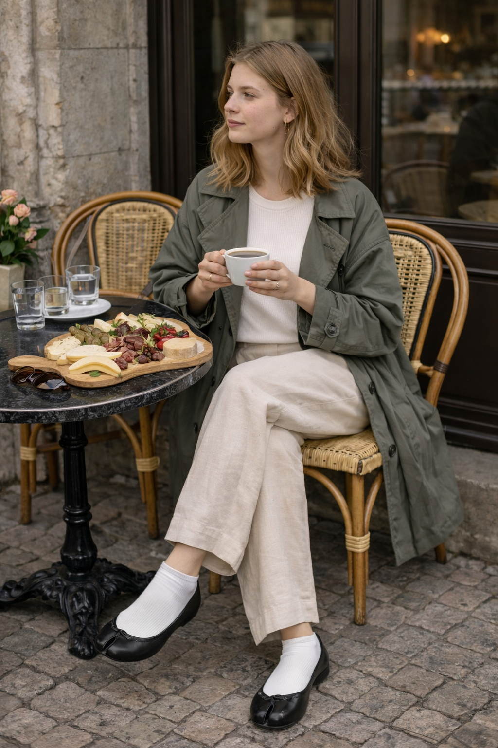 Black Ballet Tabi Shoes