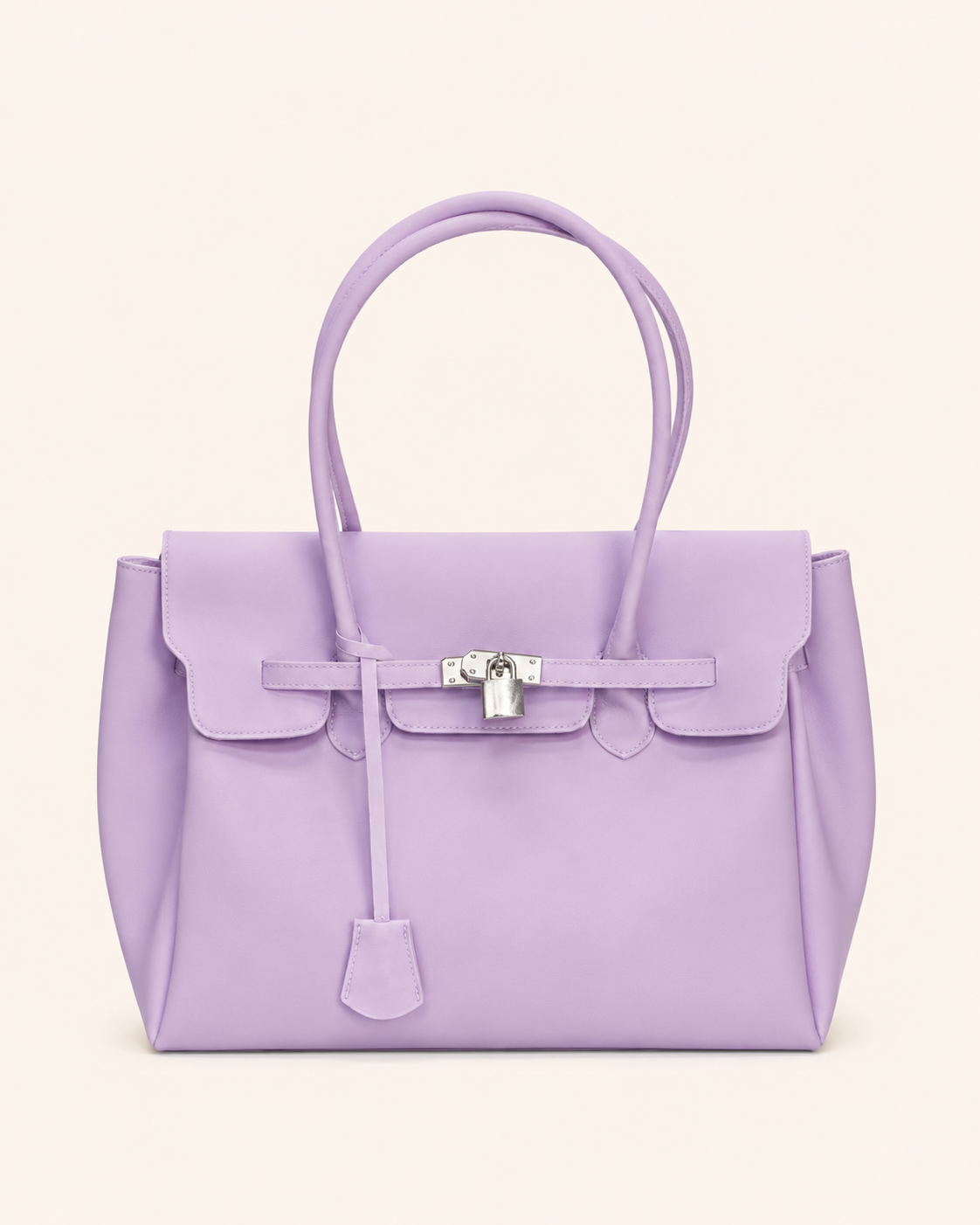 Transparent Solid Color Pvc Jelly Bag Women's Tote Bag
