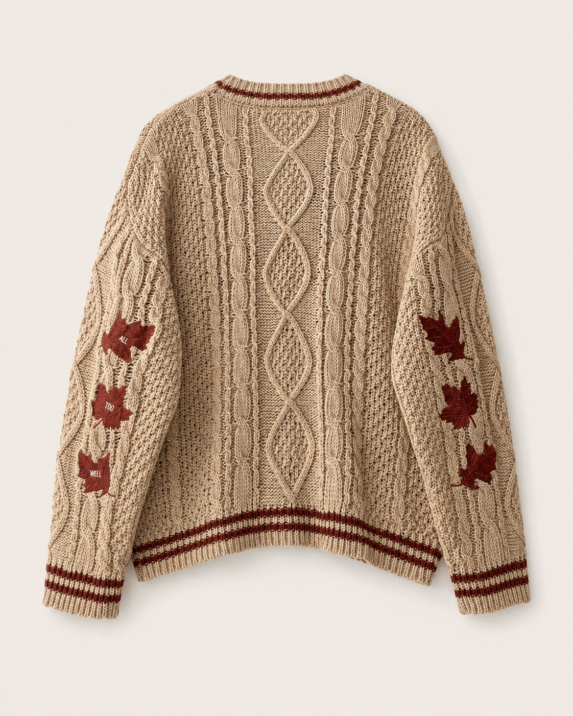 Maple Leaf All Too Well Taylors Version Autumn Cardigan