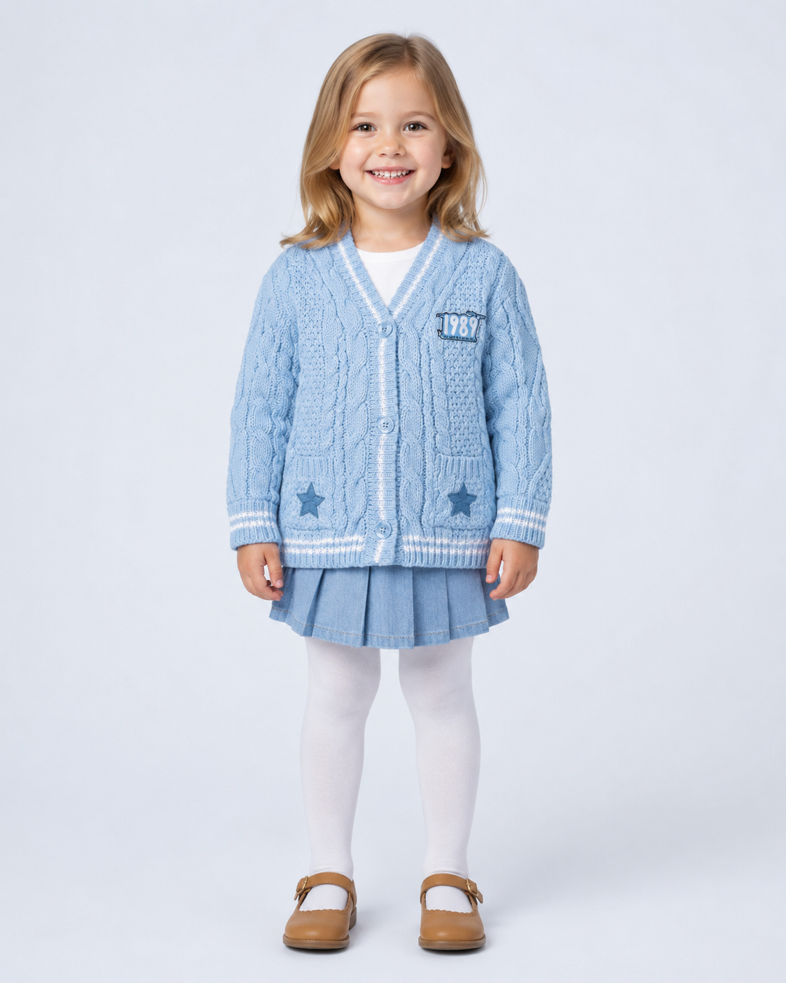 1989 Baby Cardigan Taylors Version, Blue Knit Sweater