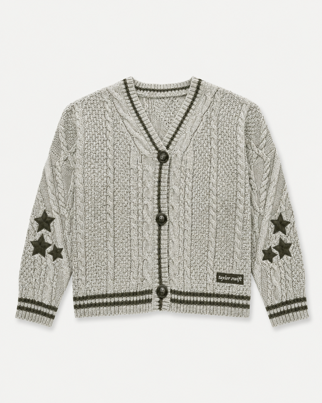Folklore Gray Cardigan - Taylors Version Oversized Sweater