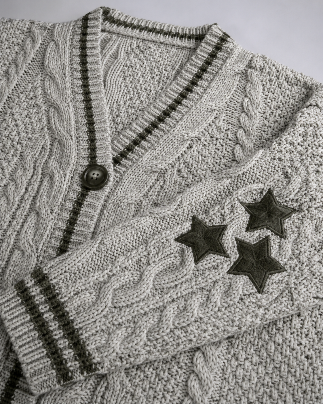Folklore Gray Cardigan - Taylors Version Oversized Sweater
