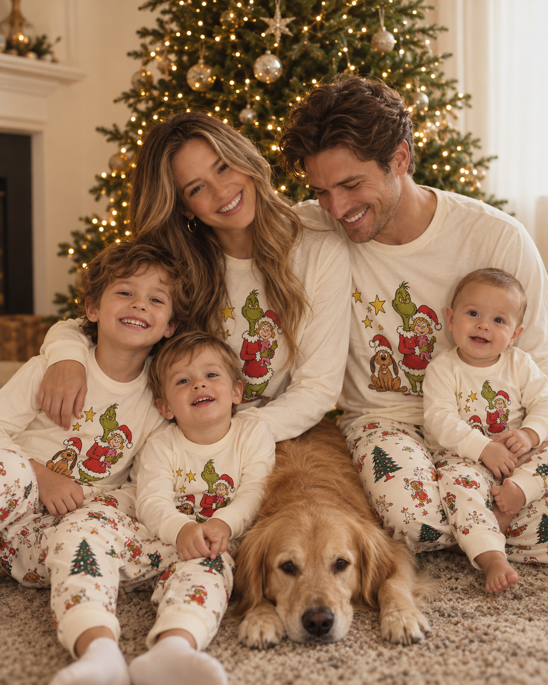 Holiday Mischief-Grinch Family Christmas Pajamas