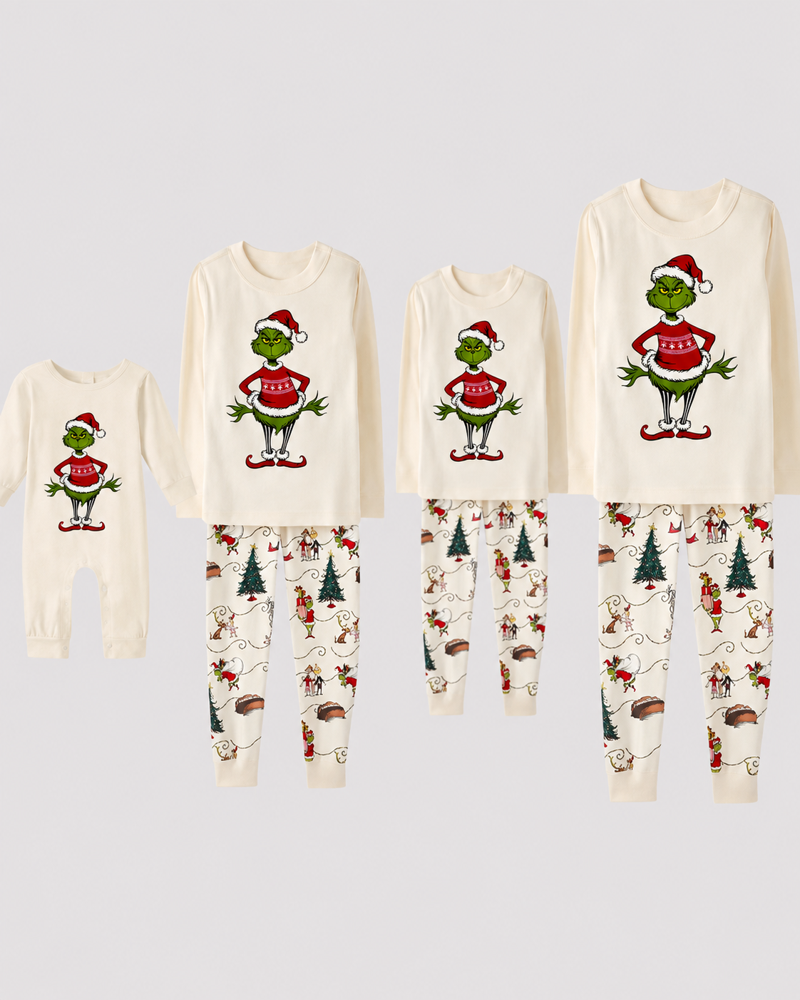 Snow Whisper-Grinch Family Christmas Pajamas