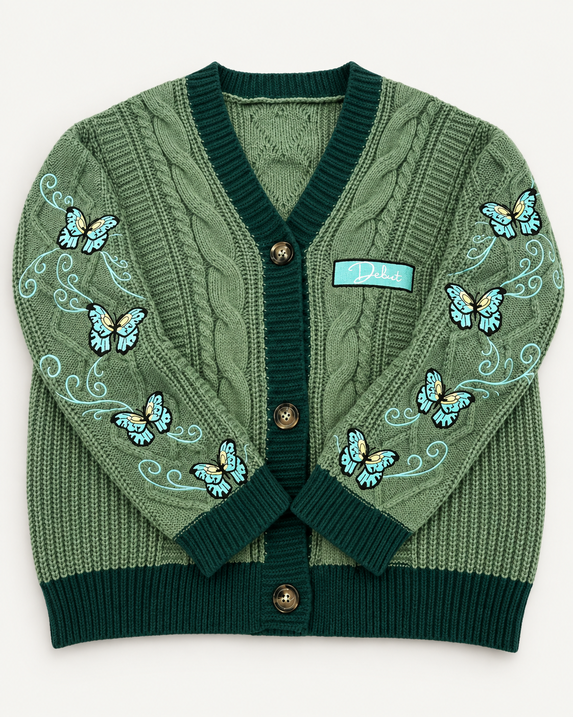 Debut Taylors Version Cardigan, Butterfly Cardigan Sweater