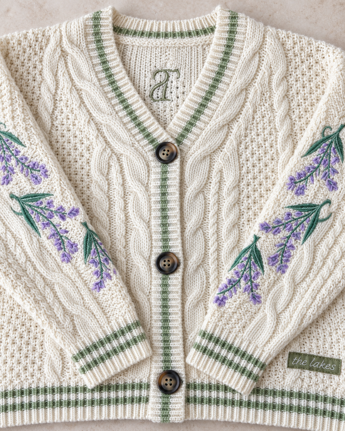 The Lakes Green Cardigan Taylors Version, Lavender Sweater