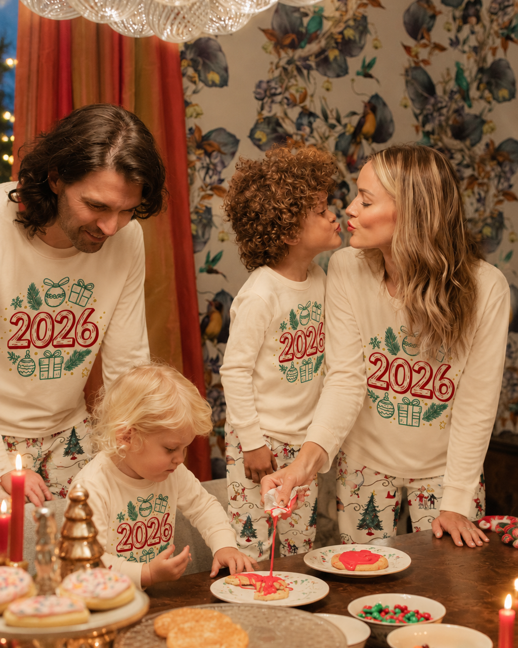 New Moment -2026 Grinch Family Christmas Pajamas