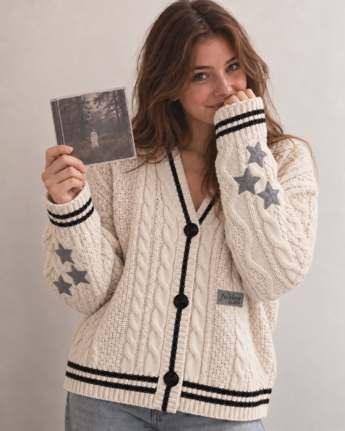 Folklore Album Cardigan Taylors Version With Folklore Scarf