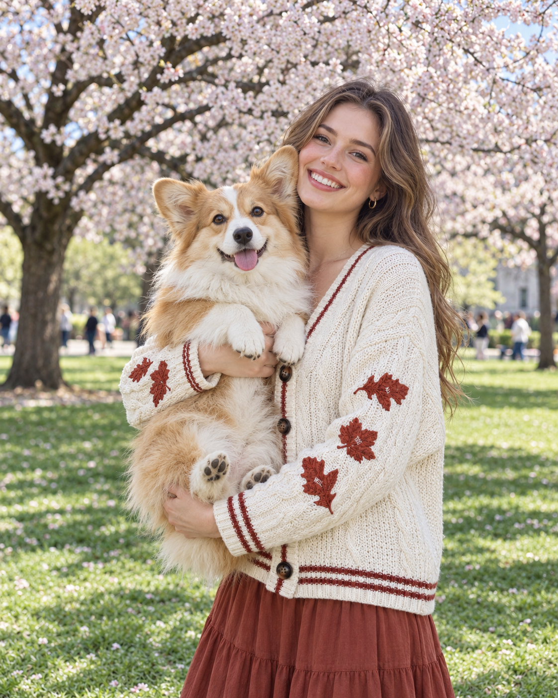 Maple Leaf All Too Well Taylors Version Autumn Cardigan