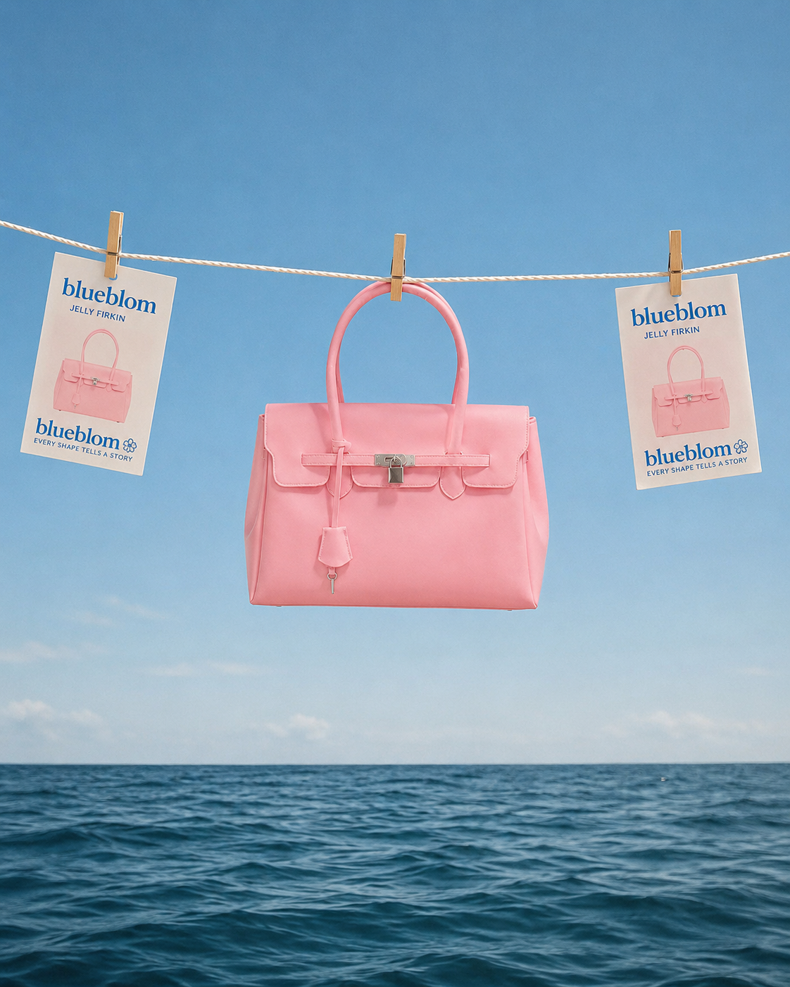 Transparent Solid Color Pvc Jelly Bag Women's Tote Bag-pink