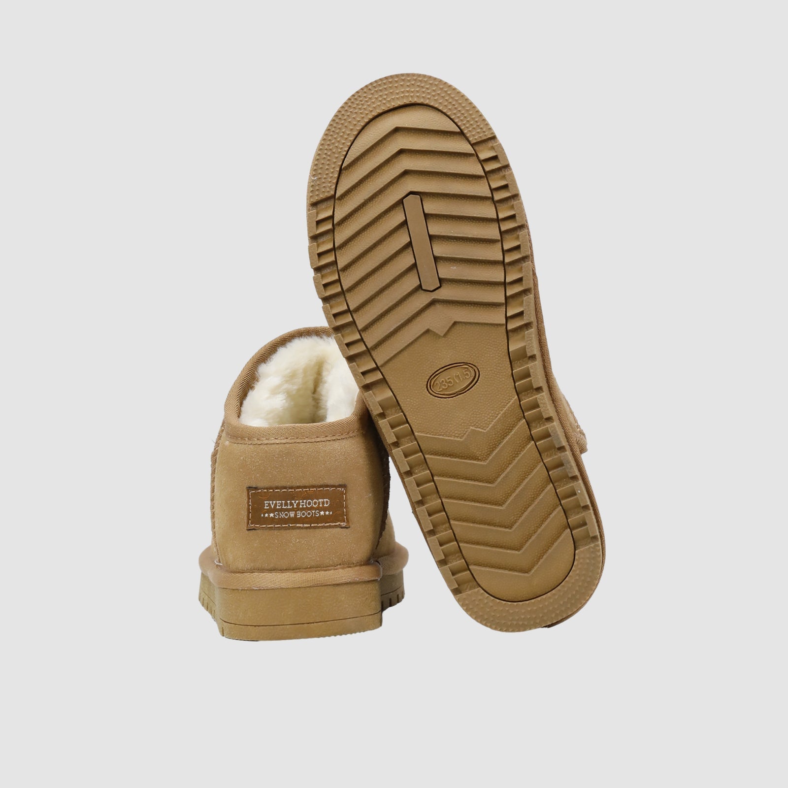 Flat Padded Classic Ankle Snow Boots