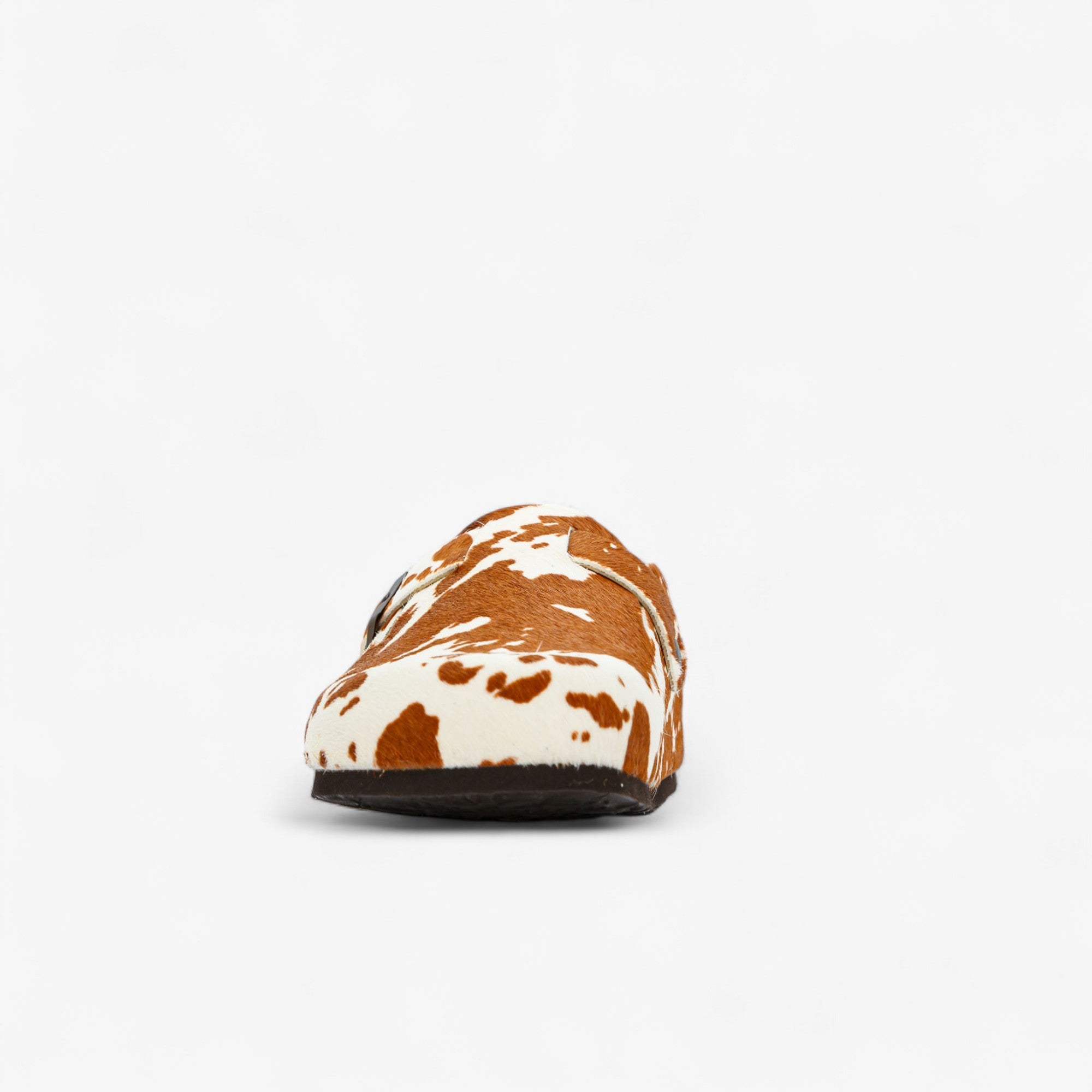 Cow Print Cuero Clog Shoes