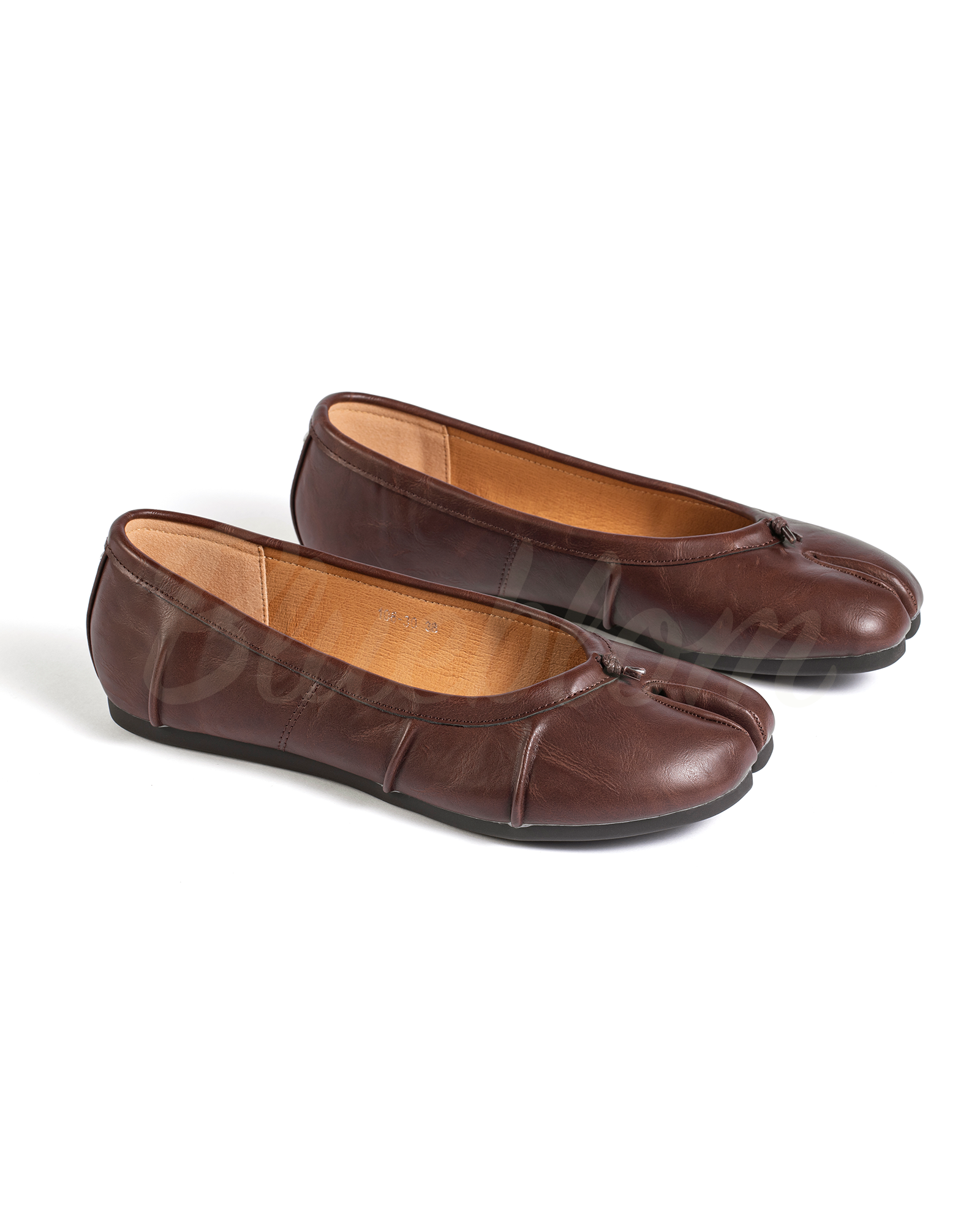 Brown Ballet Tabi Shoes
