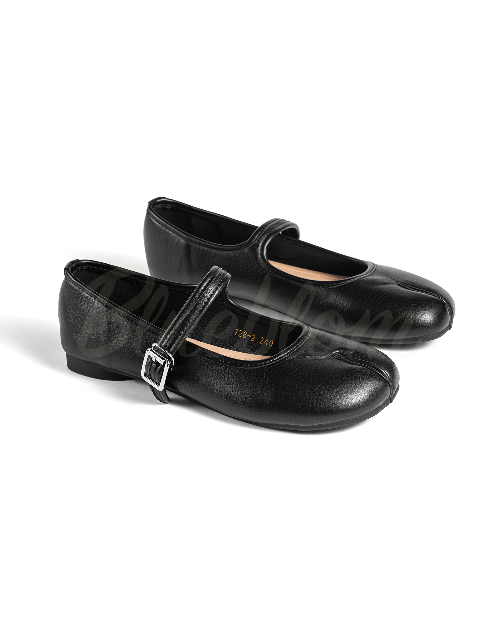 Black Round Toe Mary-Janes