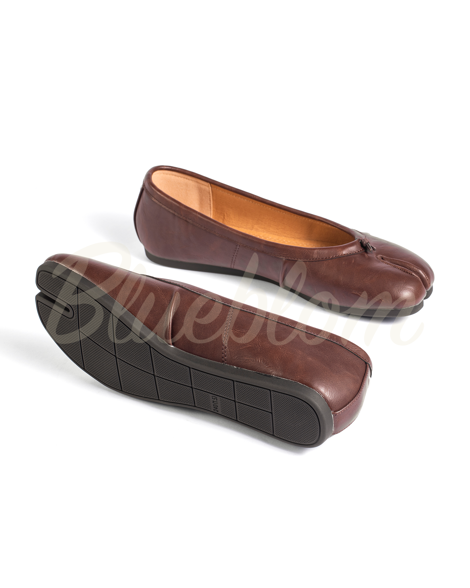 Brown Ballet Tabi Shoes