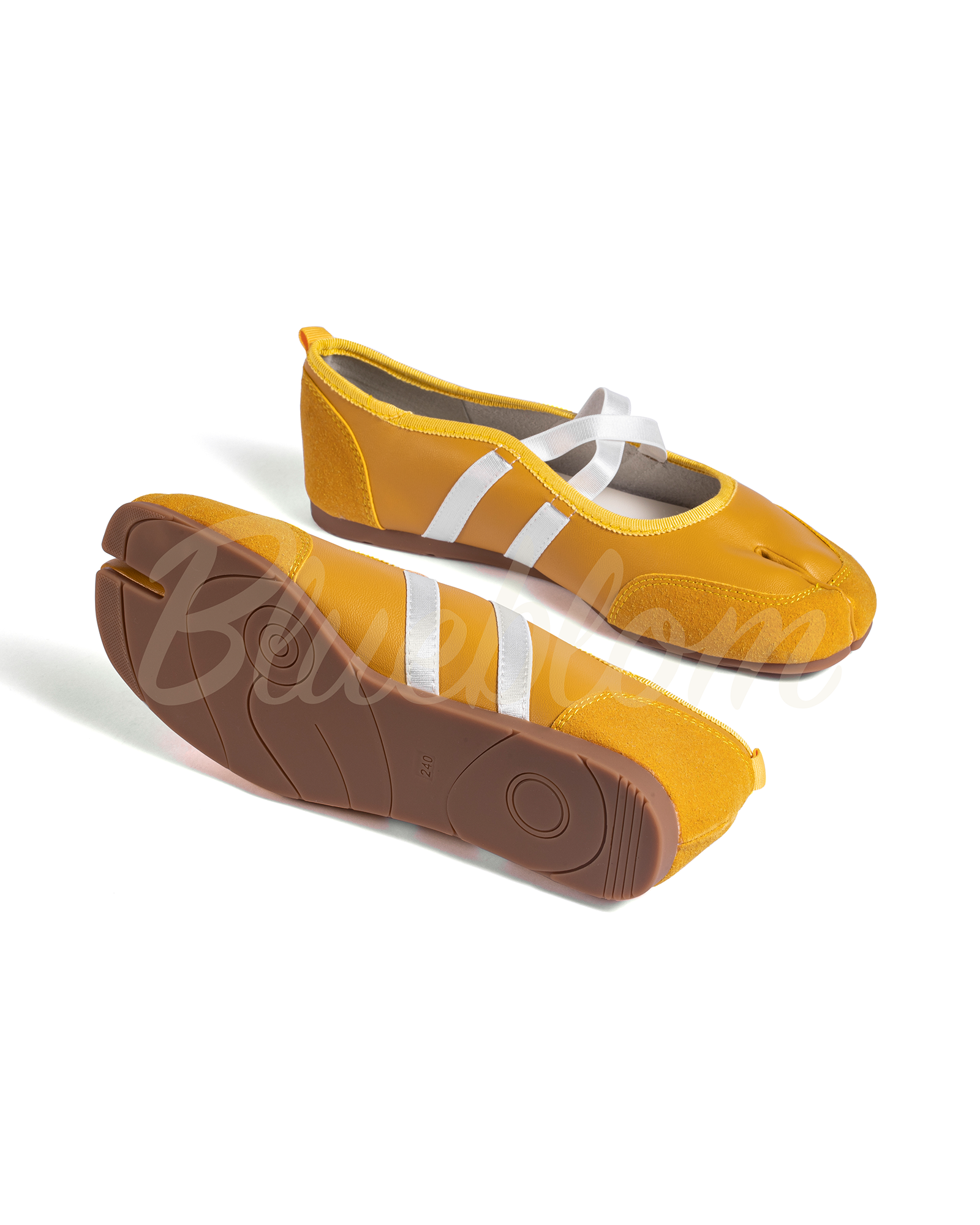 Cross Straps Tabi Ballet Sneakers