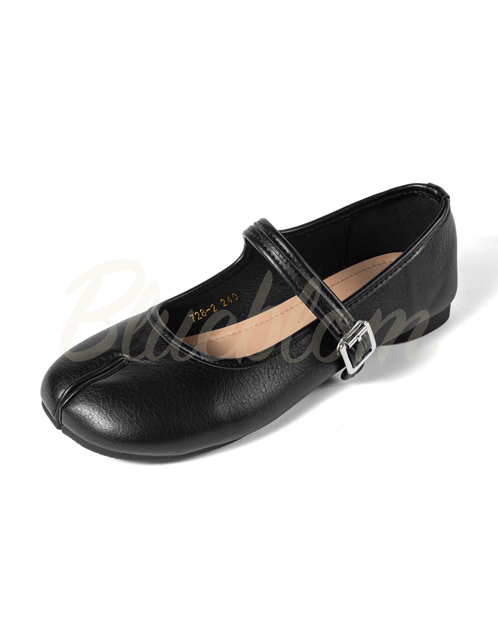 Black Round Toe Mary-Janes