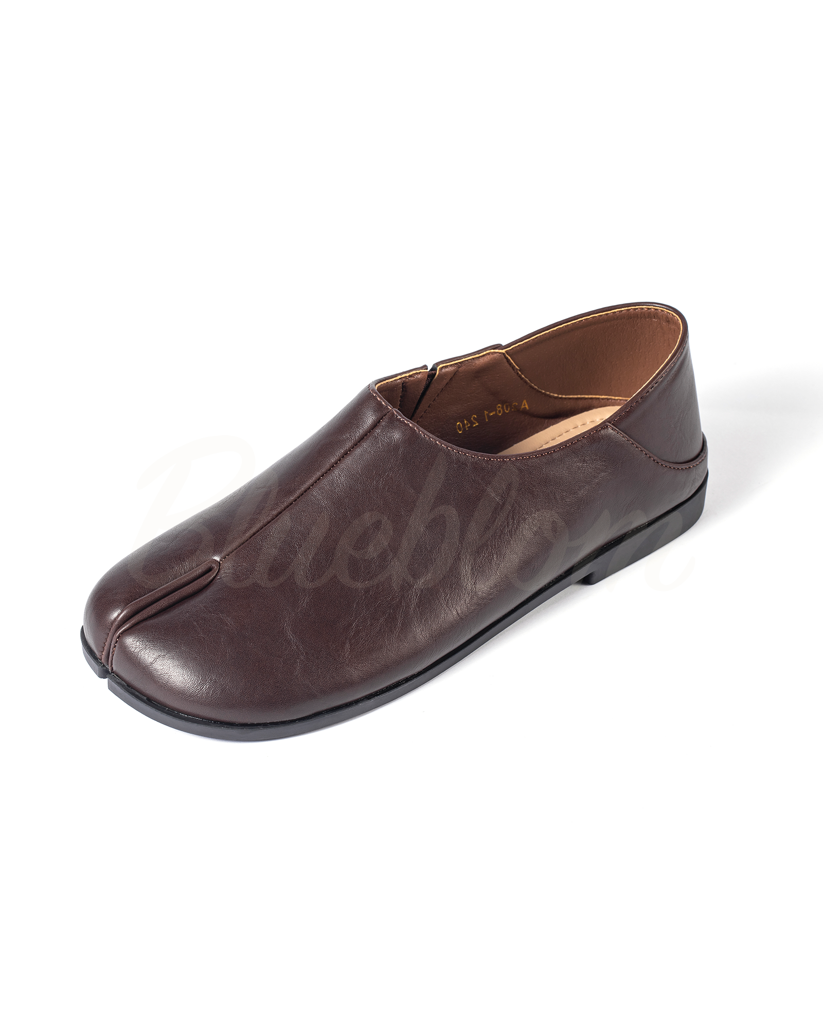 Brown Simple Tabi Shoes